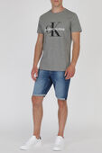 Iconic Monogram Tee In Grey